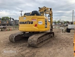 Back of Used Excavator for Sale,Front of Used Excavator for Sale,Used Excavator under darkened sky